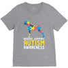 boxers support autism awareness V-Neck Tee