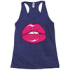 lips shiny Racerback Tank