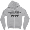 Yung Lean Unknown Death 2002 Zipper Hoodie