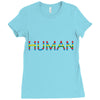 human Ladies Fitted T-Shirt