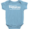 money can't buy you happyness, but hookers and coke don't make me sad Baby Onesie