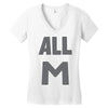 deku all m t shirt hero academia Women's V-Neck T-Shirt