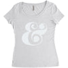 ampersand Women's Triblend Scoop T-shirt
