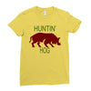 hantin hog Ladies Fitted T-Shirt