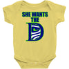 she wants the d seattle Baby Onesie