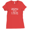 fucket list Ladies Fitted T-Shirt