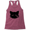sad cat Racerback Tank