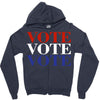 Vote Vote Vote America Zipper Hoodie