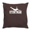 stuntman funny movie present new Throw Pillow