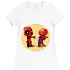 deadpool Ladies Fitted T-Shirt