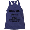 Super August Girl Racerback Tank