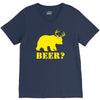 beer t shirt bear plus deer funny tee drinking college humor party shi V-Neck Tee