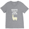 Save The Drama For Your Lama V-Neck Tee