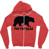 pop pop Zipper Hoodie