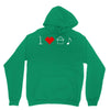 i love house music Unisex Hoodie