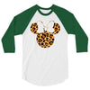 Minnie Mouse Leopard 3/4 Sleeve Shirt