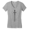 Dungeon Dice Sword T-Shirt Women's V-Neck T-Shirt