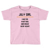 July Girl Toddler T-shirt