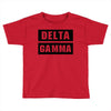 Delta Gamma Black Toddler T-shirt