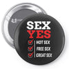 Sex Yes Please Pin-back button