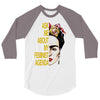 ask me about my feminist agenda frida kahlo 3/4 Sleeve Shirt