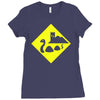 nessie scotland Ladies Fitted T-Shirt