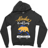 alaska is calling and i must go Zipper Hoodie