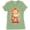brown bear Ladies Fitted T-Shirt