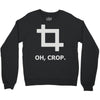 oh crop Crewneck Sweatshirt