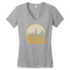 a tribe called quest city skyline atcq Women's V-Neck T-Shirt