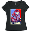 chewbacca poster, ideal gift or birthday present Women's Triblend Scoop T-shirt