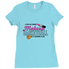 makeup to basketball Ladies Fitted T-Shirt