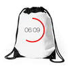 time check Drawstring Bags
