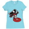 pirate ultimate disc Ladies Fitted T-Shirt