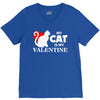 my cat is my valentine (2) V-Neck Tee