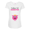 Creating a Lil Monster Baby Girl Maternity Scoop Neck T-shirt