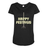 happy festivus Maternity Scoop Neck T-shirt