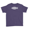 darwin fish   nonsense Youth Tee