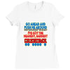 push me around grandma Ladies Fitted T-Shirt