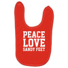 peace Love Baby Bibs