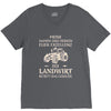 weihnachten landwirt V-Neck Tee