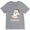 santa is coming V-Neck Tee