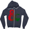 dungeons dragons logo Zipper Hoodie