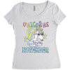 unicorns are born in november cute unicorn Women's Triblend Scoop T-shirt