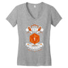 Natural 1   Orc Orange Edition Women's V-Neck T-Shirt