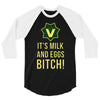 milk and eggs 3/4 Sleeve Shirt