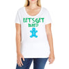 lets get baked Ladies Curvy T-Shirt