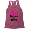 Queens Are Born in June Racerback Tank