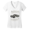 america's  highway Women's V-Neck T-Shirt