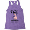 My Dad is Stronger Than Yours Racerback Tank